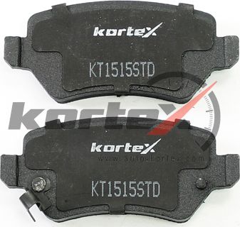 Колодки тормозные OPEL Astra G,H,Zafira A задние (4шт.) KORTEX. Артикул KT1515STD