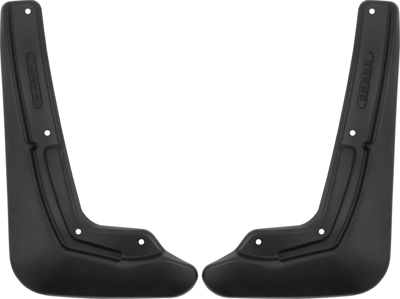 Брызговики Frosch (в коробке) задняя пара для Chery Tiggo 8 2020-2026 в пакете. Артикул NLF.02388.E13