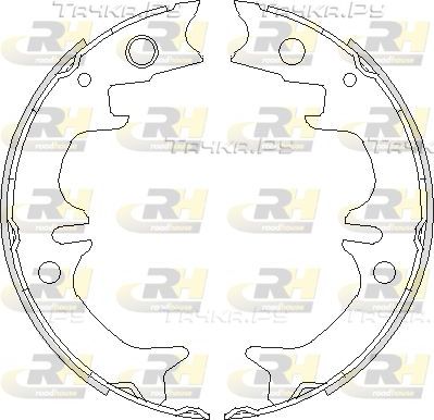Тормозные колодки (стояночная тормозная система) RoadHouse задние для Lexus ES III 2001-2006. Артикул 4731.00