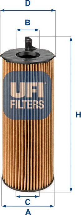 Масляный фильтр UFI. Артикул 25.068.00