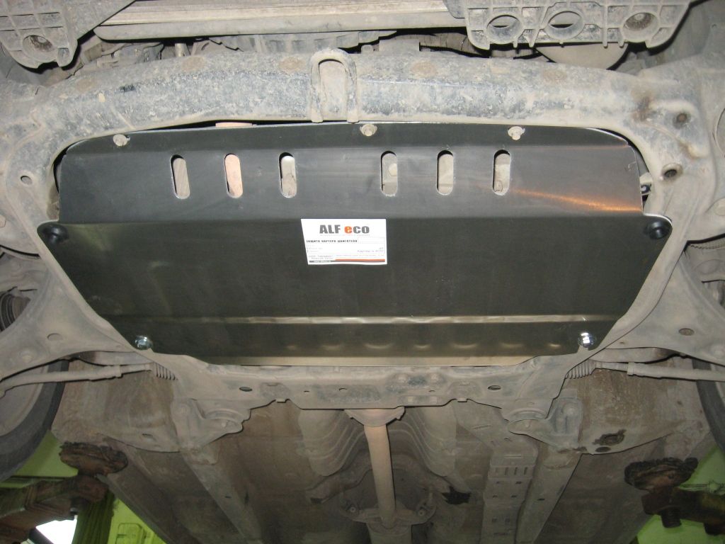 Защита алюминиевая Alfeco для картера и КПП Kia Cerato II 2009-2012. Артикул ALF.10.02 AL4