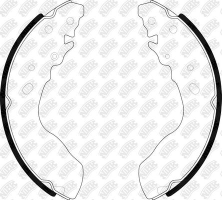 Тормозные колодки NiBK. Артикул FN9947