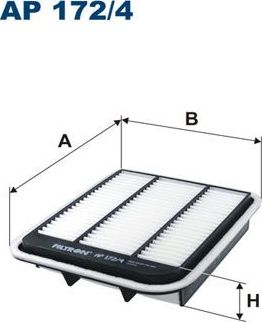 Воздушный фильтр Filtron. Артикул AP 172/4