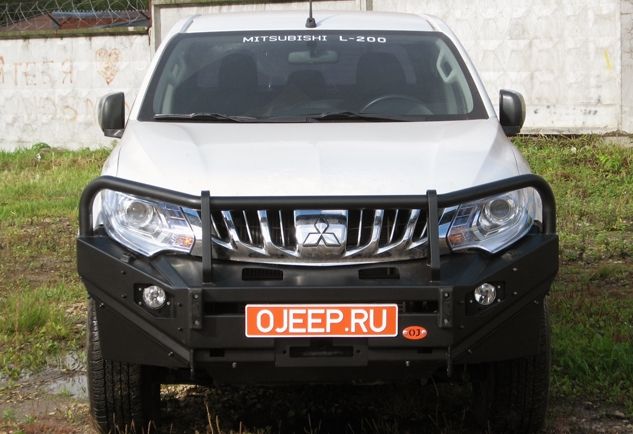 Бампер силовой OJ передний для Mitsubishi L200 V 2015-2026. Артикул 02.033.01