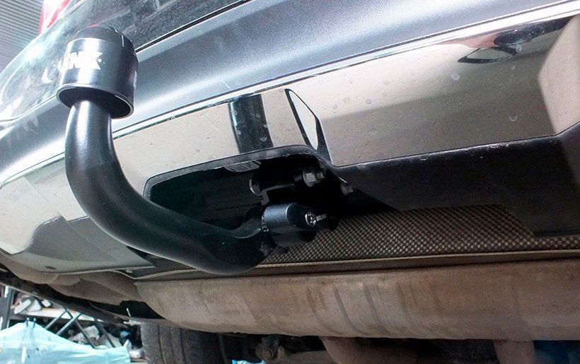 Фаркоп Brink (Thule) для Mercedes-Benz GL-Класс X166 2012-2016. Быстросъемный крюк. Артикул 580900