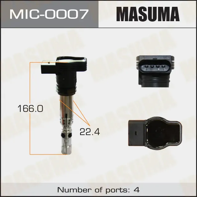Катушка зажигания MASUMA, VOLKSWAGEN PASSAT / Masuma. Артикул MIC0007
