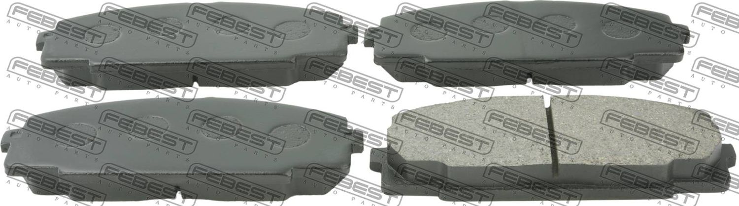Тормозные колодки Febest. Артикул 0101-KLH12F