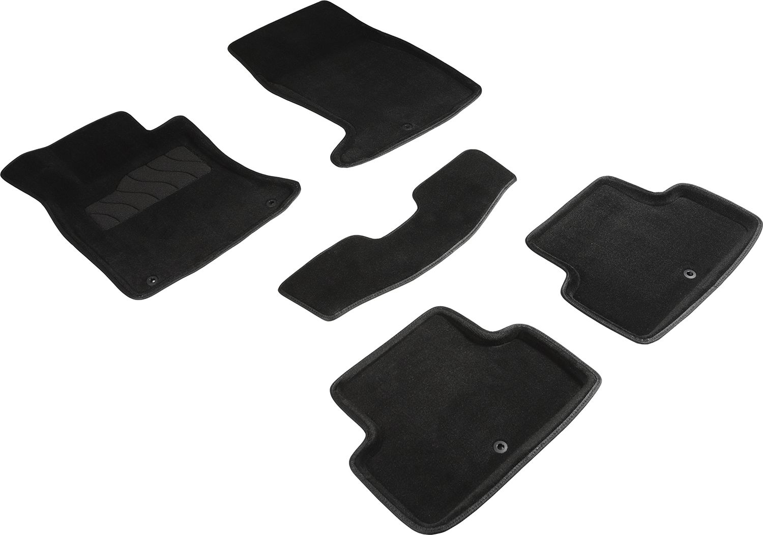 Коврики Seintex 3D ворсовые для салона Hyundai Genesis G70 I 2017-2026. Артикул 96144