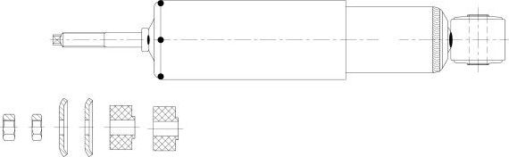 Амортизатор CTR. Артикул GY1909G