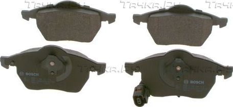 Тормозные колодки Bosch (Low-Metallic) передние для Audi A3 I (8L) 1998-2003. Артикул 0 986 494 018