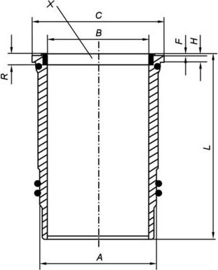 Гильза цилиндра Mahle. Артикул 005 WN 09 01