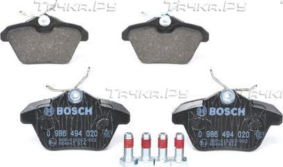 Тормозные колодки Bosch. Артикул 0 986 494 020