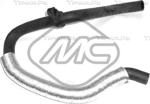 Патрубок системы охлаждения (радиатора) Metalcaucho. Артикул 08595