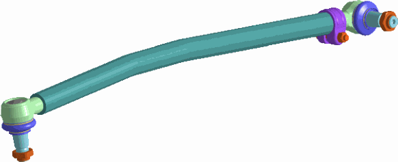 Рулевая тяга продольная Lemforder. Артикул 24241 01