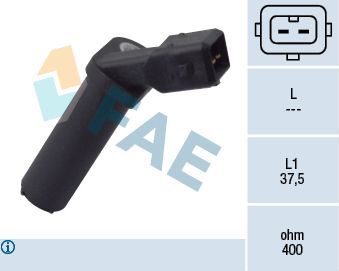 Датчик положения коленвала FAE для Ford Tourneo Connect I 2002-2013. Артикул 79094