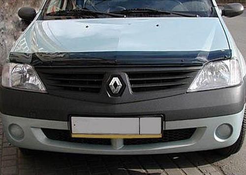 Дефлектор SIM для капота Renault Logan I 2005-2009. Артикул SRELOG0512