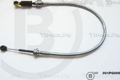 Трос переключения передач КПП B CAR для Peugeot 406 I 1995-2004. Артикул 001PG006