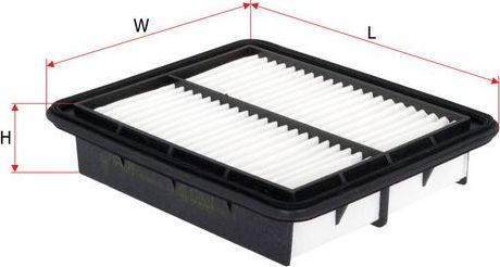 Воздушный фильтр Sakura для Mitsubishi Pajero Mini I 1994-2012. Артикул A-1079