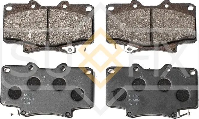 Колодки тормозные дисковые | перед прав/лев | (Sufix). Артикул SX-1484