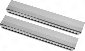 Накладки RusStal на пороги (лист нерж. шлифованный) для Lexus RX 200t 2015-2025. Артикул LEXRX15-02