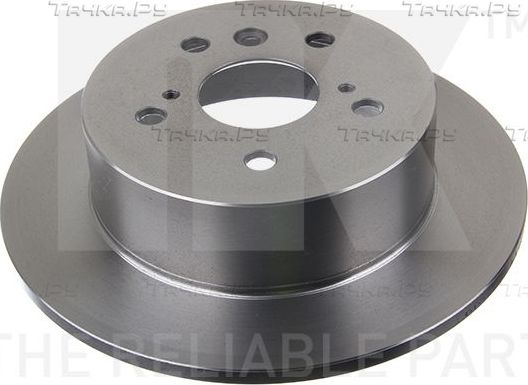 Тормозной диск NK задний для Toyota Camry 40 (V40, XV40) 2006-2014. Артикул 2045159