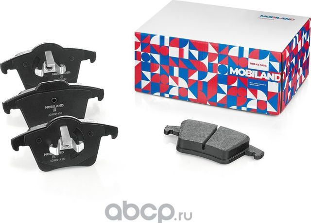 Колодки тормозные дисковые задние (4 шт.) с п/шум. пласт. VOLVO XC90 I (275) (Mobiland). Артикул 429201430