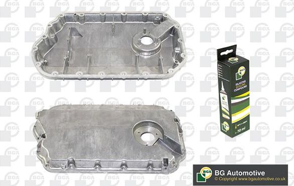 Масляный поддон картера двигателя BGA для Audi A4 I (B5) 1995-2001. Артикул SP0105