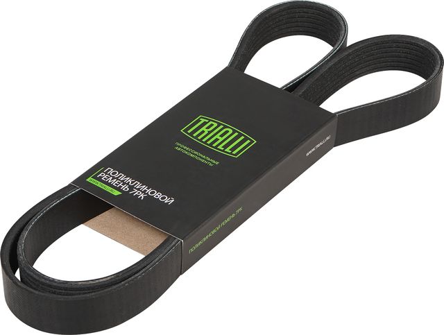 Приводной ремень поликлиновой Trialli (EPDM (Этилен-пропиленовый каучук)) для Toyota Verso I 2009-2018. Артикул 7PK1370