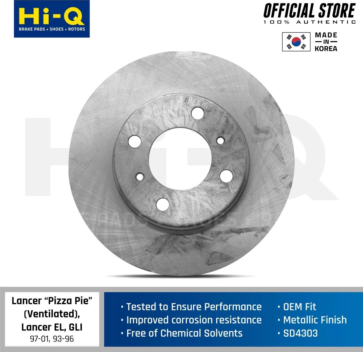 Тормозной диск Sangsin Hi-Q. Артикул SD4303