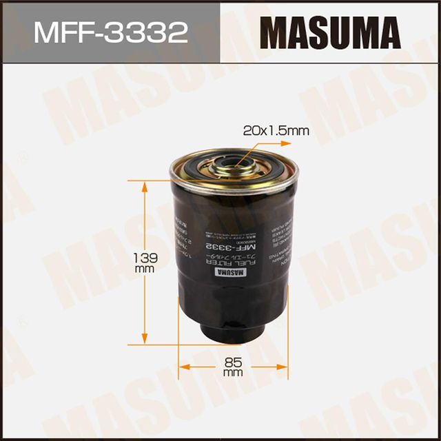 Топливный фильтр Masuma. Артикул MFF-3332