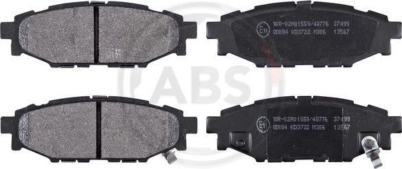 Тормозные колодки ABS. Артикул 37499