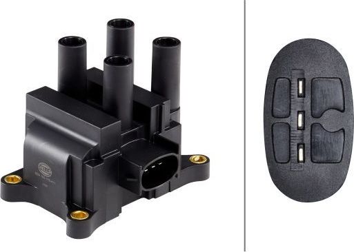 Катушка зажигания Hella для Ford Focus I 1998-2004. Артикул 5DA 193 175-411