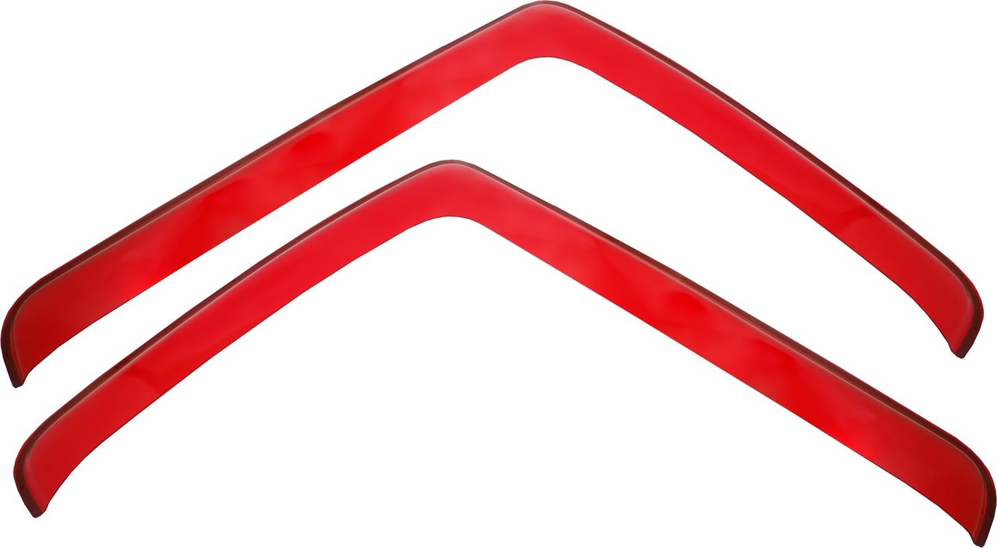 Дефлекторы REIN для окон (накладной) (2 шт.) FAW J7 грузовик, тягач 2023-2026 Красные. Артикул REINWV1333
