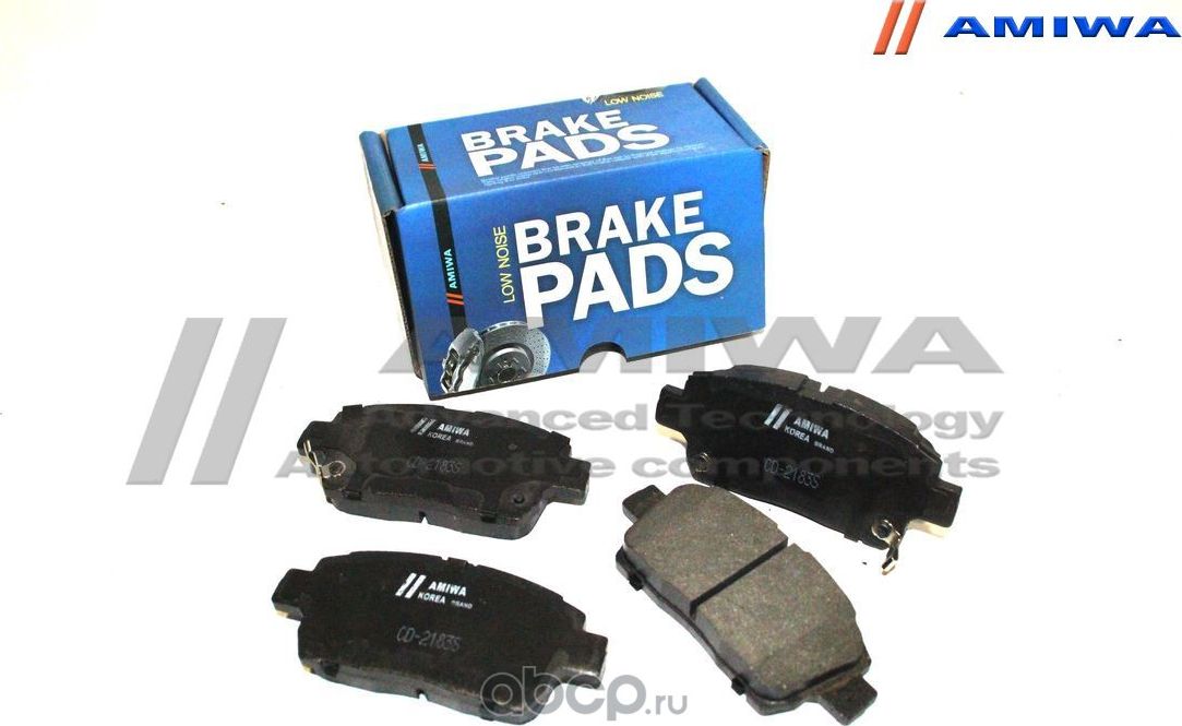 КОЛОДКИ ТОРМОЗНЫЕ ДИСКОВЫЕ ПЕРЕДНИЕ SPEED STOP (Amiwa). Артикул CD2183S