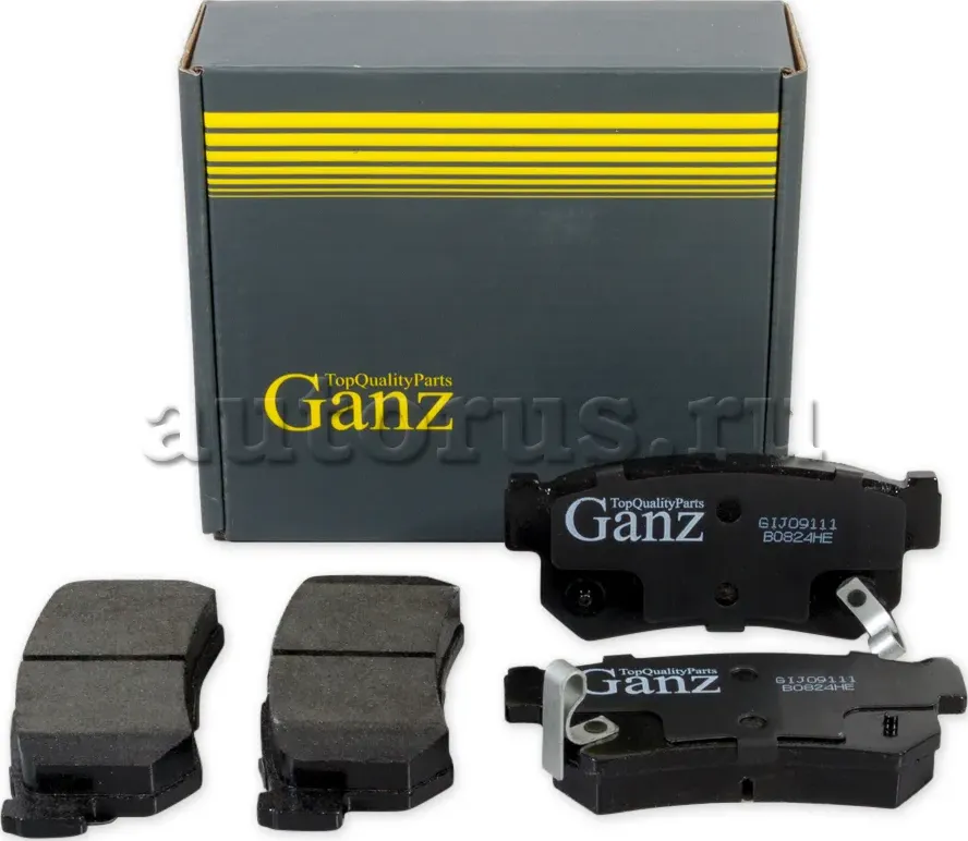 Колодки торм.зад. (Ganz). Артикул GIJ09111