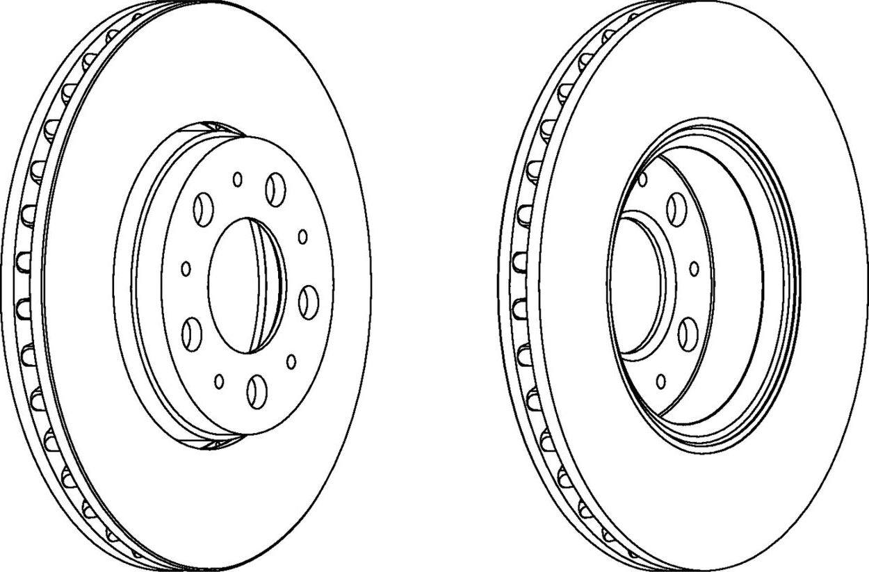 Тормозной диск Ferodo PREMIER Coat+ disc. Артикул DDF1163C