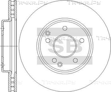 Тормозной диск Sangsin Hi-Q. Артикул SD5501