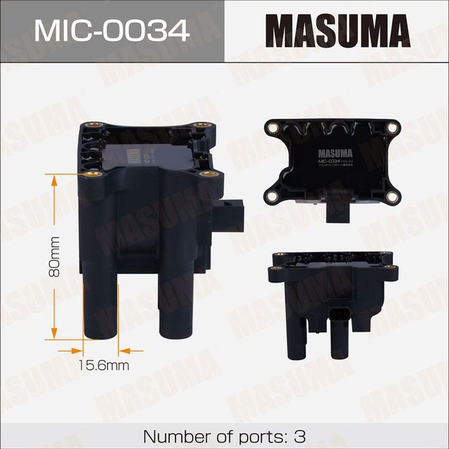 Катушка зажигания Masuma. Артикул MIC-0034