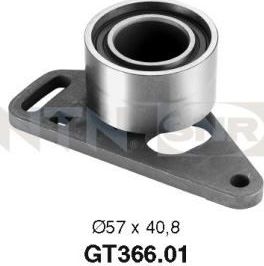 Натяжной ролик (натяжитель) ремня ГРМ NTN / SNR для Citroen Xantia I 1993-1997. Артикул GT366.01