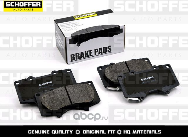 Колодки тормозные передние LEXUS GX470460TOYOTA (Schoffer). Артикул SHF23040