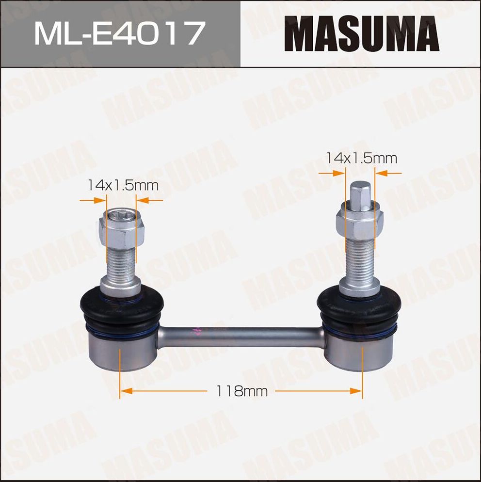 Стойка (тяга) стабилизатора Masuma. Артикул ML-E4017