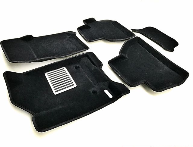 Коврики текстильные Euromat 3D Lux для салона Cadillac Escalade IV 2014-2020. Артикул EM3D-001306