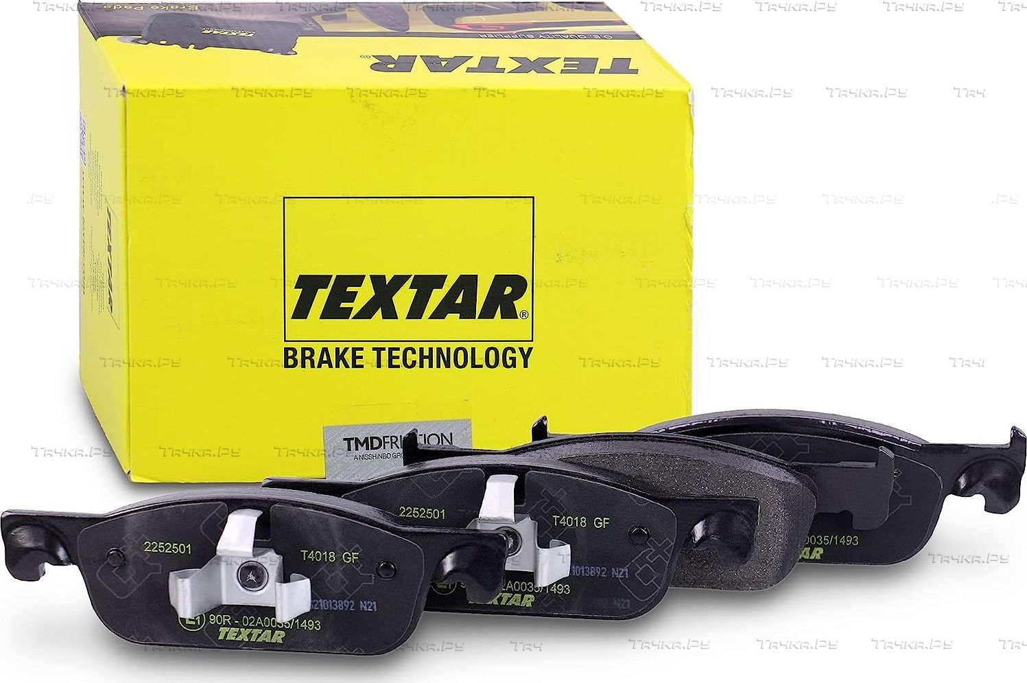 Тормозные колодки Textar Q+ передние для Renault Sandero II 2015-2021. Артикул 2252501