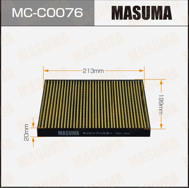 Фильтр салона (MC-C0076) MASUMA. Артикул MCC0076