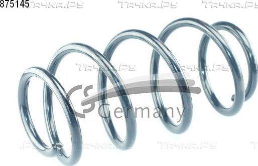 Пружина подвески CS-Germany передняя для Volkswagen Golf V 2003-2008. Артикул 14.875.145