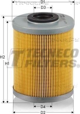 Топливный фильтр  Tecneco Filters для Renault Master II 2000-2010. Артикул GS0307E