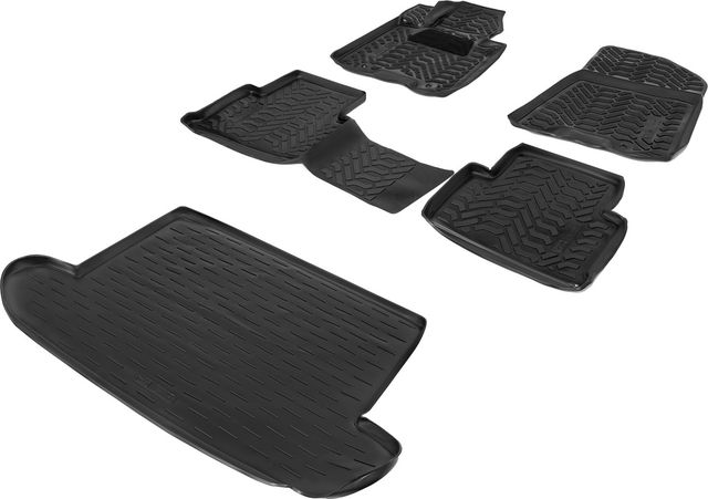 Коврики AutoFlex для салона и багажника Hyundai Tucson III 2015-2020. Артикул K9230301-2