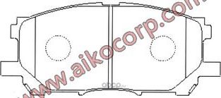 Колодки тормозные (Aiko). Артикул PF1497