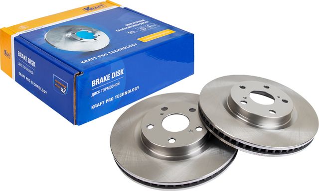 Диск тормозной TOYOTA CAMRY 06- 296*28*5 перед. (Kraft). Артикул KT016054