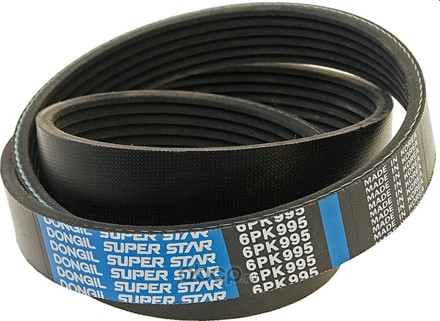 Ремень поликлиновой (Dongil). Артикул 6PK995